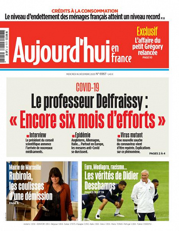 Aujourd’hui en France - 16 Décembre 2020