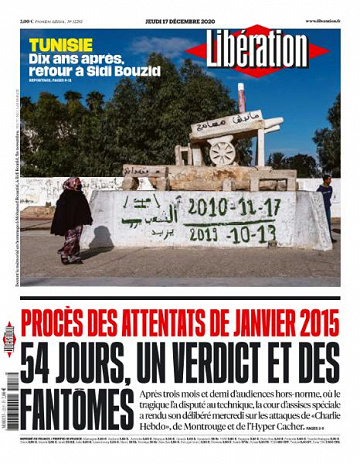 Libération du Jeudi 17 Décembre 2020
