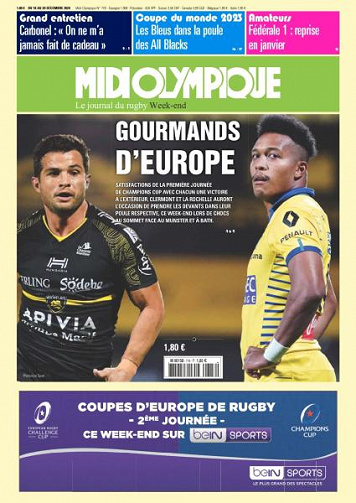 Midi Olympique Vert - 18 Décembre 2020