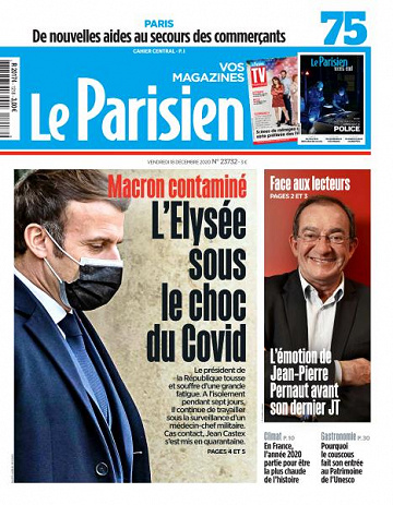 Le Parisien du Vendredi 18 Décembre 2020