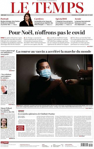 Le Temps - 18 Décembre 2020