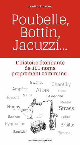 Poubelle, Bottin, Jacuzzi... - L'histoire étonnante de 101 noms proprement communs ! - Frédérick Gersal