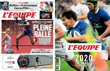 Pack L'Équipe + L'Équipe Magazine N°1999 - 19 Décembre 2020