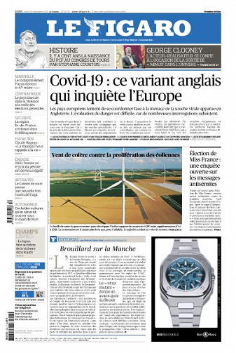 Le Figaro du Mardi 22 Décembre 2020