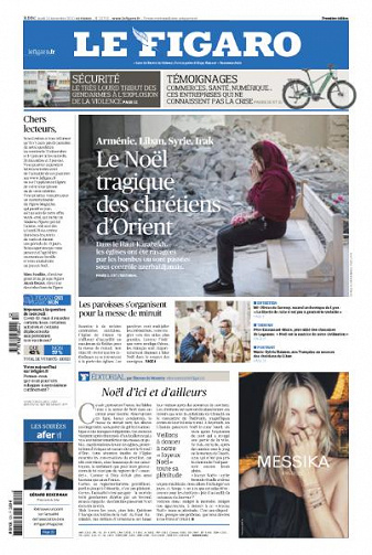 Le Figaro du Jeudi 24 Décembre 2020