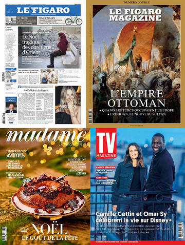 Pack Le Figaro et ses 3 suppléments - 24 Décembre 2020