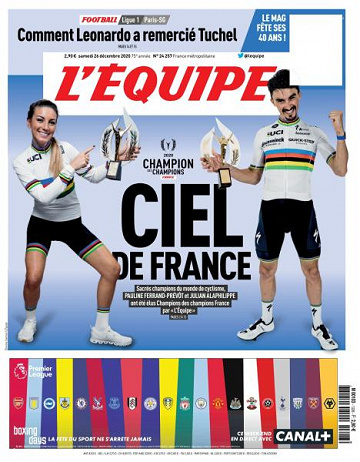 L’equipe du Samedi 26 Décembre 2020
