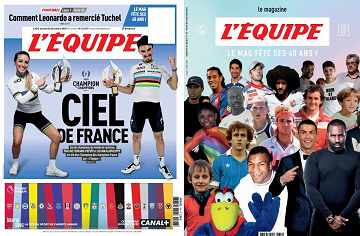 Pack L’Equipe + L’Equipe Magazine - Samedi 26 Décembre 2020