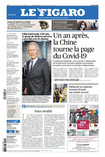 Le Figaro du Mardi 29 Décembre 2020