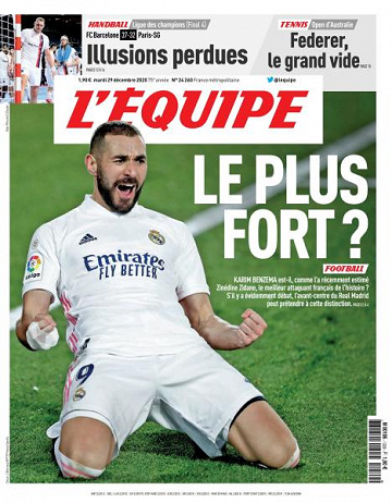 L’equipe du Mardi 29 Décembre 2020