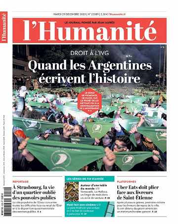 L'Humanité - Mardi 29 Décembre 2020