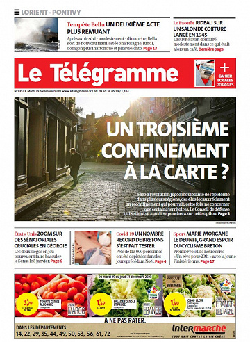 Le Télégramme - Mardi 29 Décembre 2020