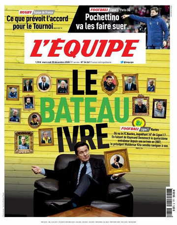 L’equipe du Mercredi 30 Décembre 2020