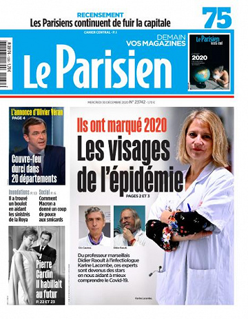 Le Parisien du Mercredi 30 Décembre 2020