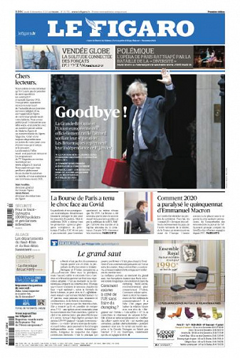 Le Figaro du Jeudi 31 Décembre 2020