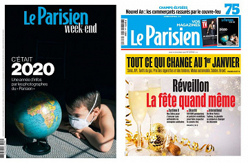 Pack Le Parisien + Le Parisien Week-End - 31 Décembre 2020