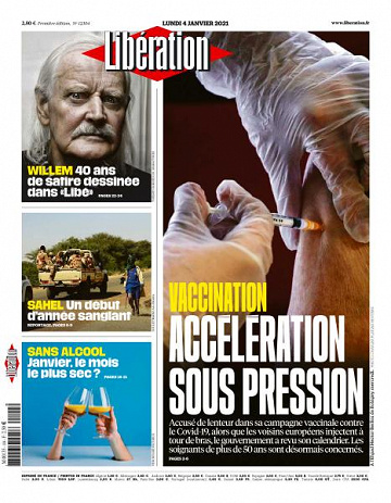 Libération du Lundi 4 Janvier 2021