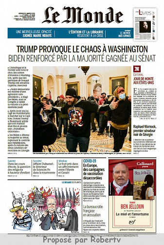 Le Monde - Vendredi 8 Janvier 2021