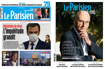 Pack Le Parisien + Le Parisien Week-End - 8 Janvier 2021