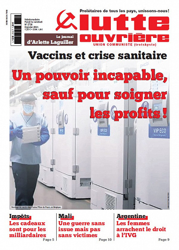 Lutte Ouvrière N°2736 - 8 au 14 Janvier 2021
