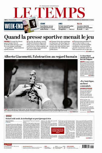 Le Temps du samedi 09 janvier 2021