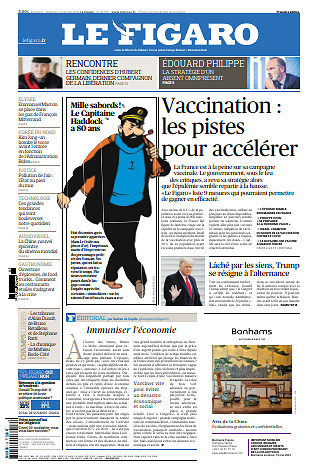 Le Figaro du Samedi 9 et Dimanche 10 janvier 2021