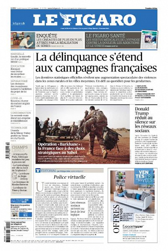 Le Figaro du Lundi 11 Janvier 2021