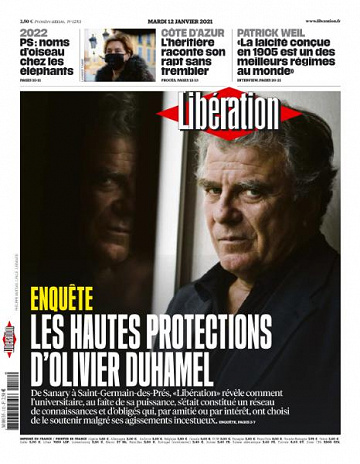 Libération du Mardi 12 Janvier 2021