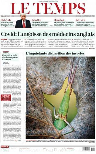 Le Temps - 12 Janvier 2021