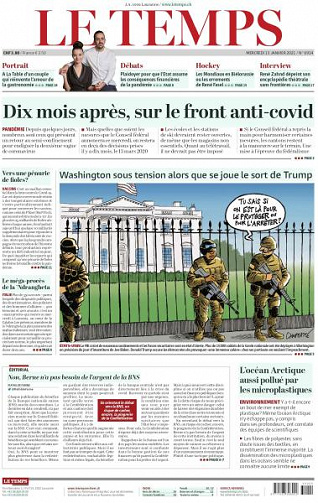 Le Temps - 13 Janvier 2021