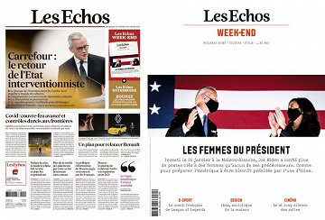 Pack Les Echos + Les Echos Week-end - Vendredi 15 Janvier 2021