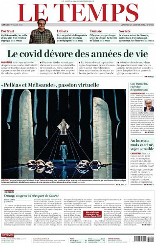 Le Temps - 15 Janvier 2021