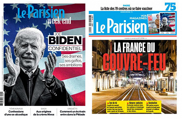 Pack Le Parisien + Le Parisien Week-End - 15 Janvier 2021
