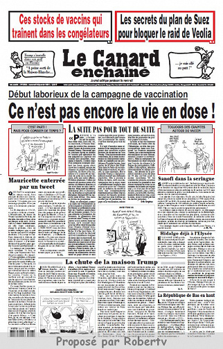 Le Canard enchaîné N°5228 - 20 Janvier 2021