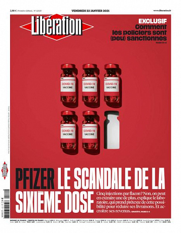 Libération du Vendredi 22 Janvier 2021