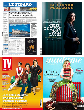 Pack Le Figaro et ses 3 suppléments - Vendredi 22 Janvier 2021