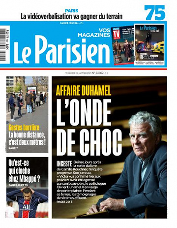 Le Parisien du Vendredi 22 Janvier 2021