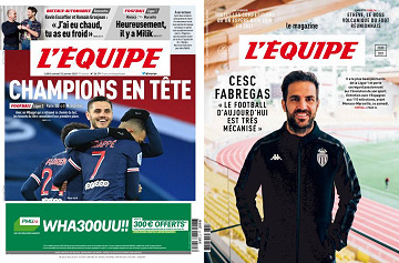 Pack L’Equipe + L’Equipe Magazine - Samedi 23 Janvier 2021