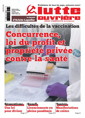 Lutte Ouvrière N°2738 - 22 au 28 Janvier 2021