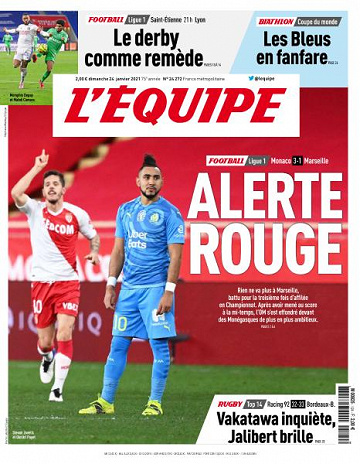 L’equipe du Dimanche 24 Janvier 2021
