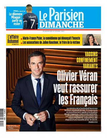 Le Parisien du Dimanche 24 Janvier 2021