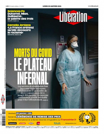 Libération du Lundi 25 Janvier 2021