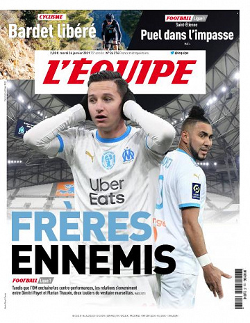 L’equipe du Mardi 26 Janvier 2021
