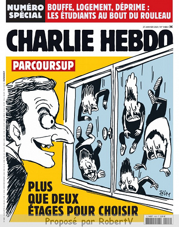 Charlie Hebdo N°1488 -  Mercredi 27 Janvier 2021