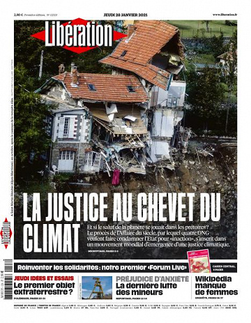 Libération du Jeudi 28 Janvier 2021