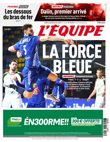 L’equipe du Jeudi 28 Janvier 2021