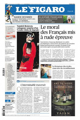 Le Figaro du Vendredi 29 Janvier 2021