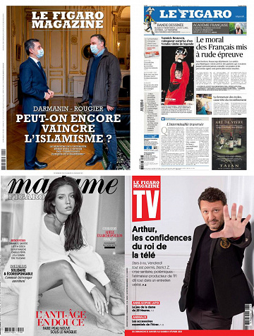Pack Le Figaro et ses 3 suppléments - Vendredi 29 Janvier 2021
