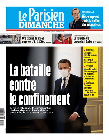 Le Parisien du Dimanche 31 Janvier 2021