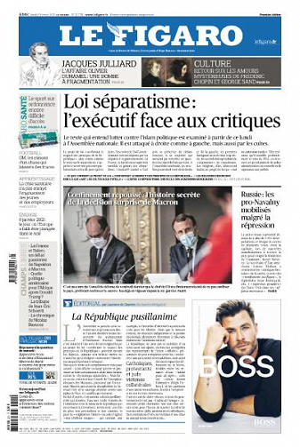 Le Figaro du Lundi 1er Février 2021
